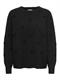 JDYMELEA L/S O-NECK POMPOM PULLOVER KNT black