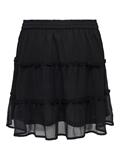 JDYMELLY SKIRT WVN LO black