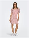 JDYMELLY SKIRT WVN LO peach whip-rose flower