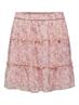 JDYMELLY SKIRT WVN LO peach whip-rose flower