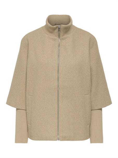 JDYMEMORY RIB SHORT JACKET OTW NOOS camel