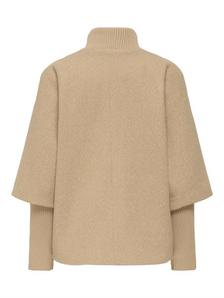 JDYMEMORY RIB SHORT JACKET OTW NOOS camel