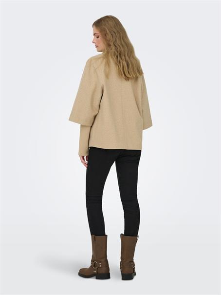 JDYMEMORY RIB SHORT JACKET OTW NOOS camel