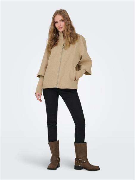 JDYMEMORY RIB SHORT JACKET OTW NOOS camel