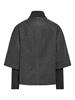 JDYMEMORY RIB SHORT JACKET OTW NOOS dark grey melange