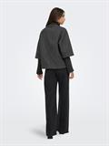 JDYMEMORY RIB SHORT JACKET OTW NOOS dark grey melange