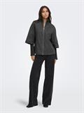 JDYMEMORY RIB SHORT JACKET OTW NOOS dark grey melange