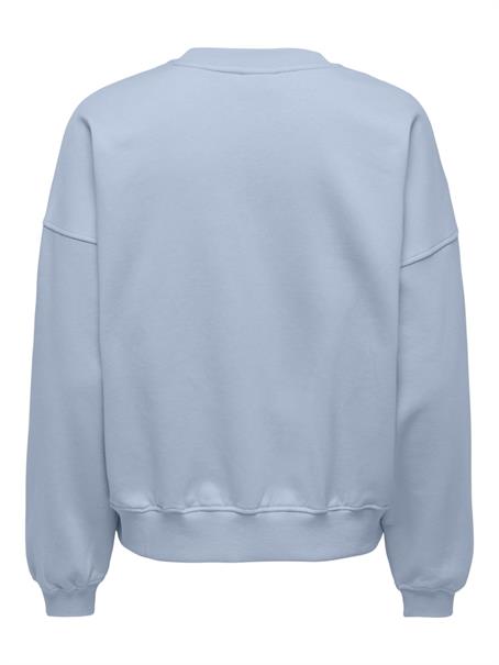 JDYMESA L/S O-NK EMB SWEAT JRS NOOS cashmere blue