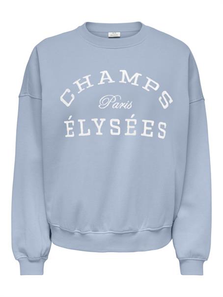 JDYMESA L/S O-NK EMB SWEAT JRS NOOS cashmere blue