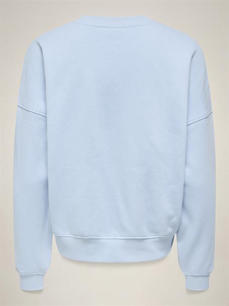 JDYMESA L/S O-NK EMB SWEAT JRS NOOS cashmere blue