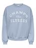 JDYMESA L/S O-NK EMB SWEAT JRS NOOS cashmere blue