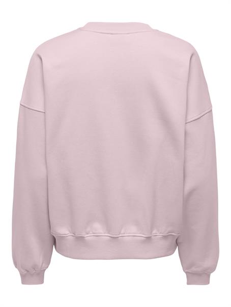 JDYMESA L/S O-NK EMB SWEAT JRS NOOS chalk pink