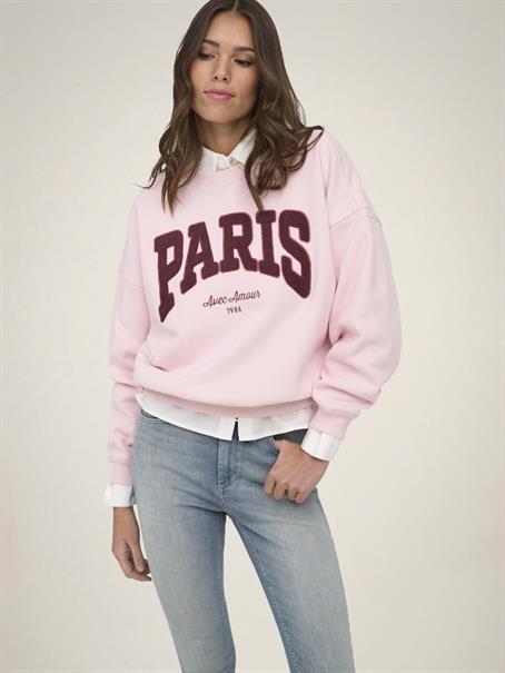 JDYMESA L/S O-NK EMB SWEAT JRS NOOS chalk pink