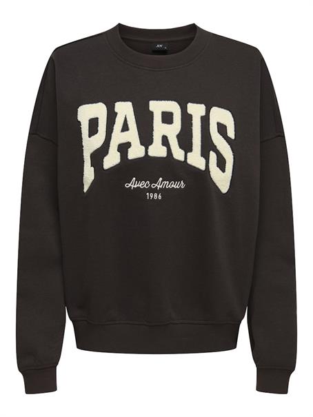 JDYMESA L/S O-NK EMB SWEAT JRS NOOS ganache