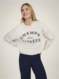 JDYMESA L/S O-NK EMB SWEAT JRS NOOS oatmeal