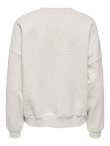 JDYMESA L/S O-NK EMB SWEAT JRS NOOS oatmeal