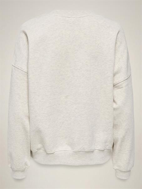 JDYMESA L/S O-NK EMB SWEAT JRS NOOS oatmeal