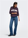 JDYMESA L/S O-NK EMB SWEAT JRS NOOS plum perfect