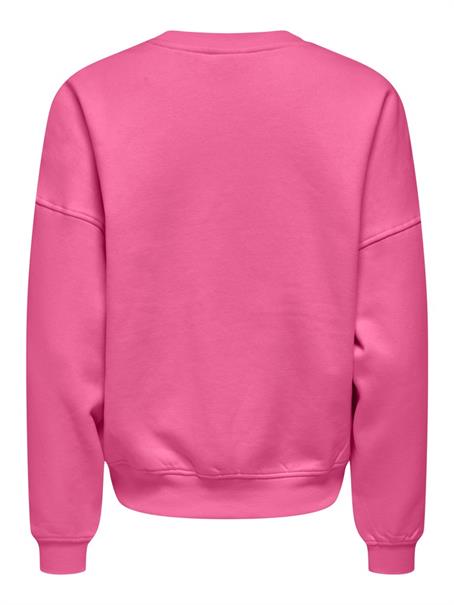 JDYMESA L/S O-NK EMB SWEAT JRS NOOS shocking pink