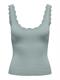 JDYNANNA S/L SCALLOP EDGE TOP KNT NOOS silver blue
