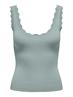 JDYNANNA S/L SCALLOP EDGE TOP KNT NOOS silver blue