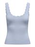 JDYNANNA S/L SCALLOP EDGE TOP KNT NOOS soft chambray