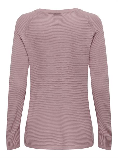 JDYNEW MATHISON L/S ON STRUCTURE PUL KNT woodrose