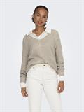 JDYNEW MEGAN L/S PULLOVER KNT NOOS cement