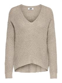 JDYNEW MEGAN L/S PULLOVER KNT NOOS cement