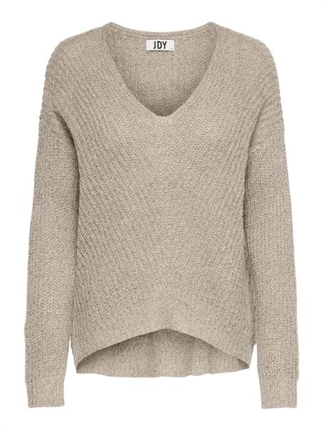 JDYNEW MEGAN L/S PULLOVER KNT NOOS cement