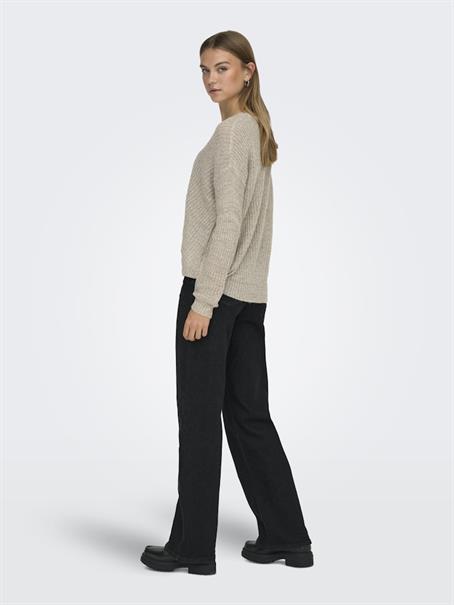 JDYNEW MEGAN L/S PULLOVER KNT NOOS cement