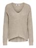 JDYNEW MEGAN L/S PULLOVER KNT NOOS cement