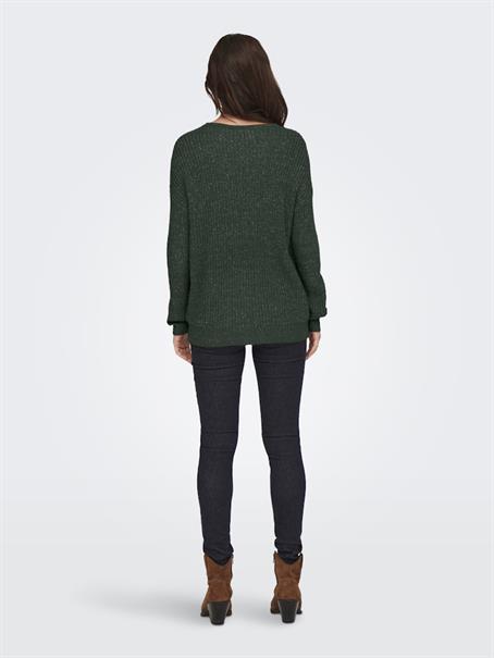 JDYNEW MEGAN L/S PULLOVER KNT NOOS scarab