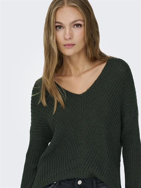 JDYNEW MEGAN L/S PULLOVER KNT NOOS scarab