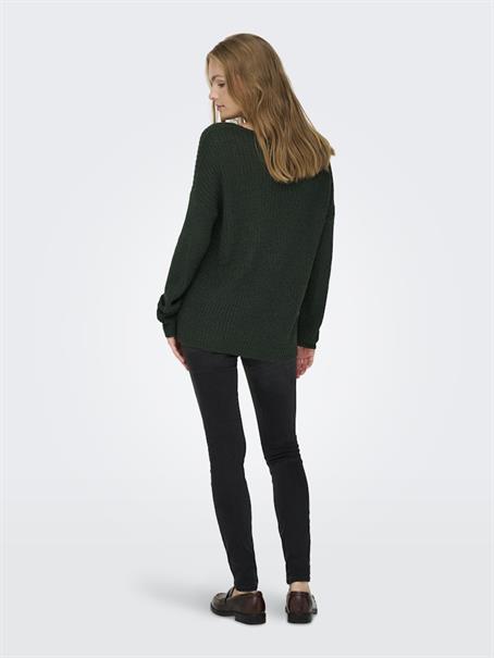 JDYNEW MEGAN L/S PULLOVER KNT NOOS scarab