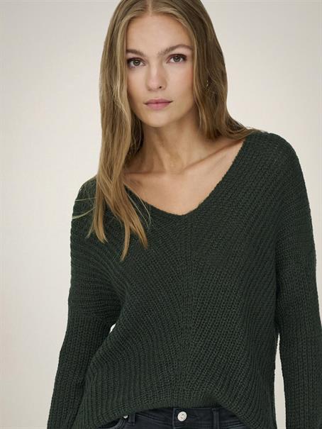 JDYNEW MEGAN L/S PULLOVER KNT NOOS scarab
