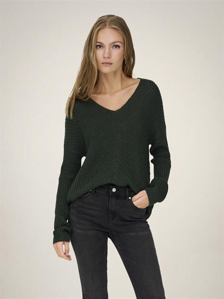 JDYNEW MEGAN L/S PULLOVER KNT NOOS scarab