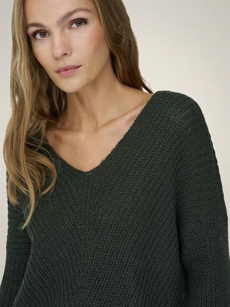 JDYNEW MEGAN L/S PULLOVER KNT NOOS scarab