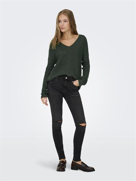 JDYNEW MEGAN L/S PULLOVER KNT NOOS scarab