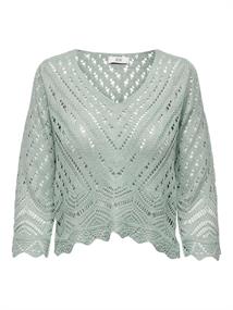 JDYNEW SUN 3/4 CROPPED PULLOVER KNT NOOS jadeite