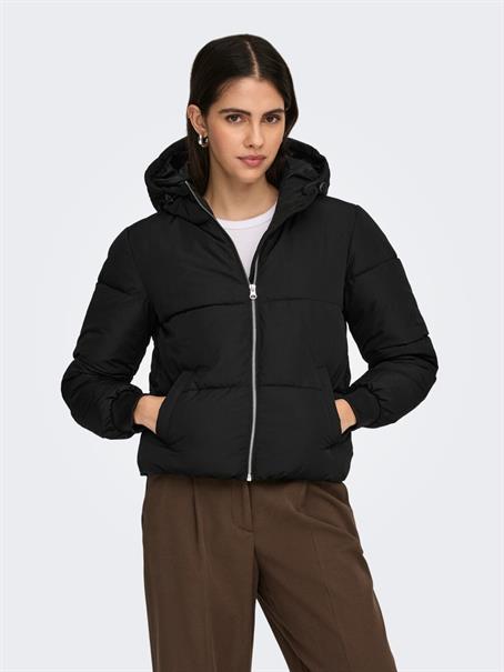 JDYNEWERICA LIFE SHORT HOOD JKT OTW NOOS black