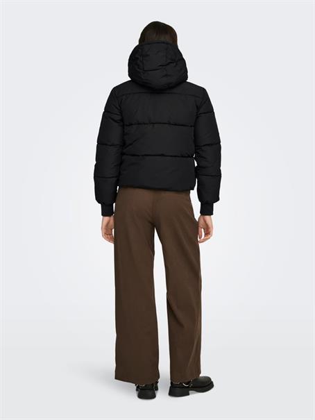 JDYNEWERICA LIFE SHORT HOOD JKT OTW NOOS black