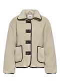 JDYNOELLA LIFE TEDDY JACKET OTW NOOS cement