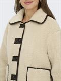 JDYNOELLA LIFE TEDDY JACKET OTW NOOS cement
