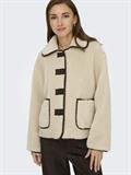 JDYNOELLA LIFE TEDDY JACKET OTW NOOS cement