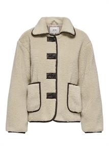 JDYNOELLA LIFE TEDDY JACKET OTW NOOS cement