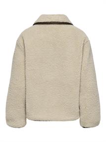 JDYNOELLA LIFE TEDDY JACKET OTW NOOS cement