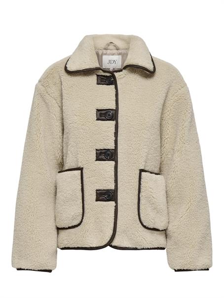 JDYNOELLA LIFE TEDDY JACKET OTW NOOS cement
