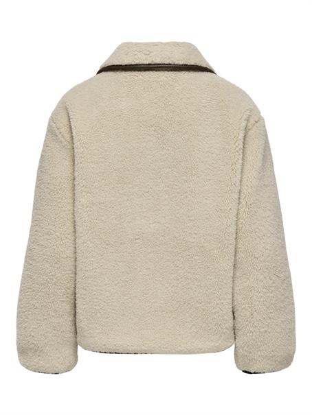 JDYNOELLA LIFE TEDDY JACKET OTW NOOS cement