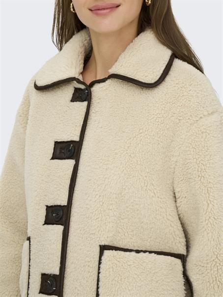 JDYNOELLA TEDDY JACKET OTW NOOS cement